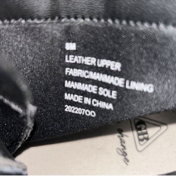 Gianni Bini Black Platform Leather Booties(Size 8M) - Picture 6 of 8